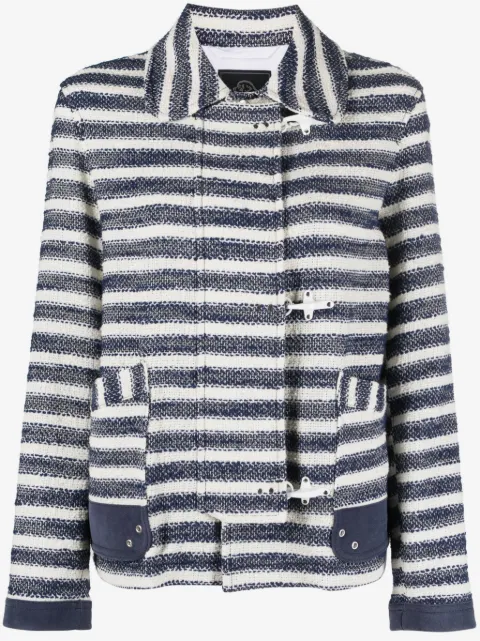 Fay lobster-claw bouclé tweed jacket