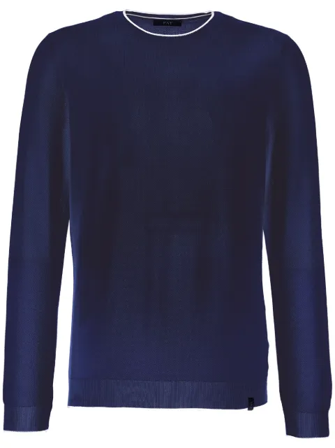 Fay crew-neck cotton jumper