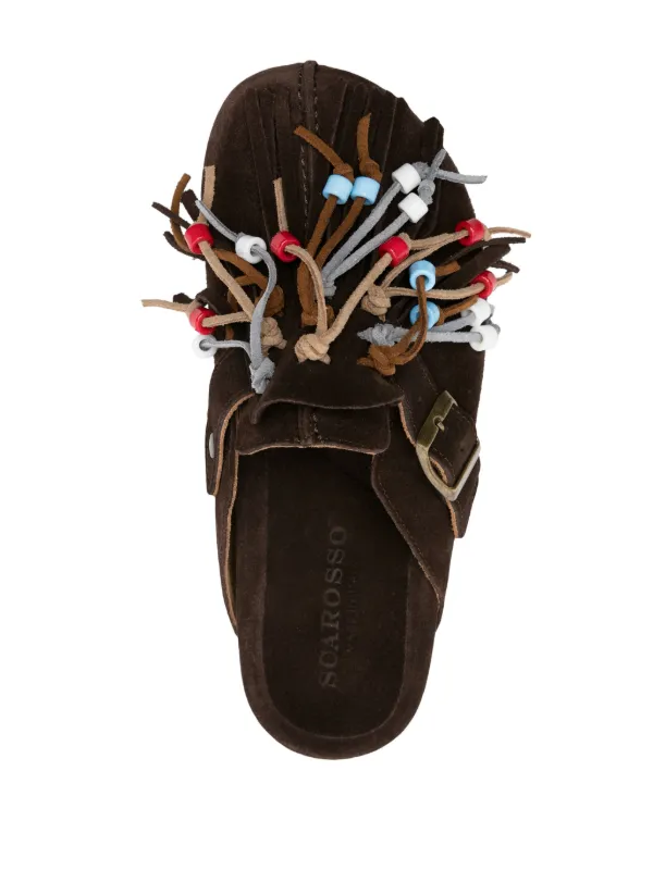 サンダル・ミュール SCAROSSO SS23 Gea Brown (GEAMULEBROSUED) Gea Brown Mules for Women | Scarosso®
