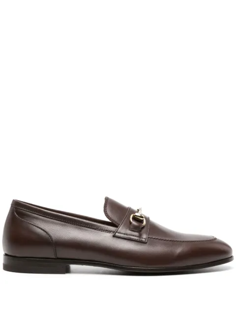 Scarosso mocassins en cuir à détail de mors