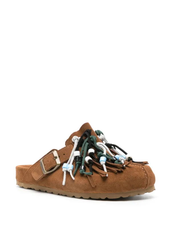 サンダル・ミュール SCAROSSO Gea Suede Mule GEAMULETANSUED Desert Gea Desert Mules for Women | Scarosso®