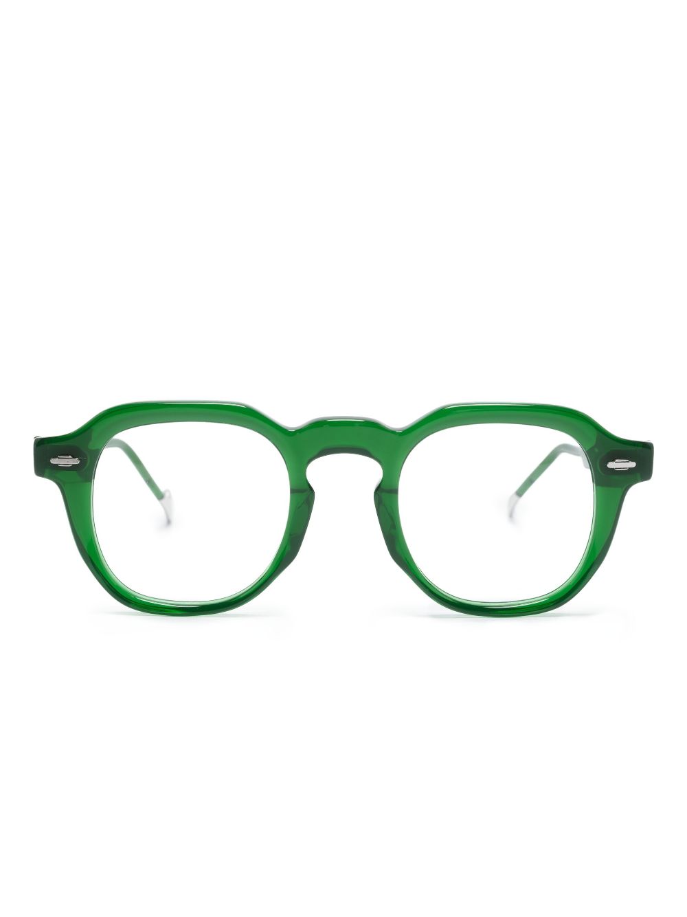 Eyepetizer Square-frame Glasses In Green