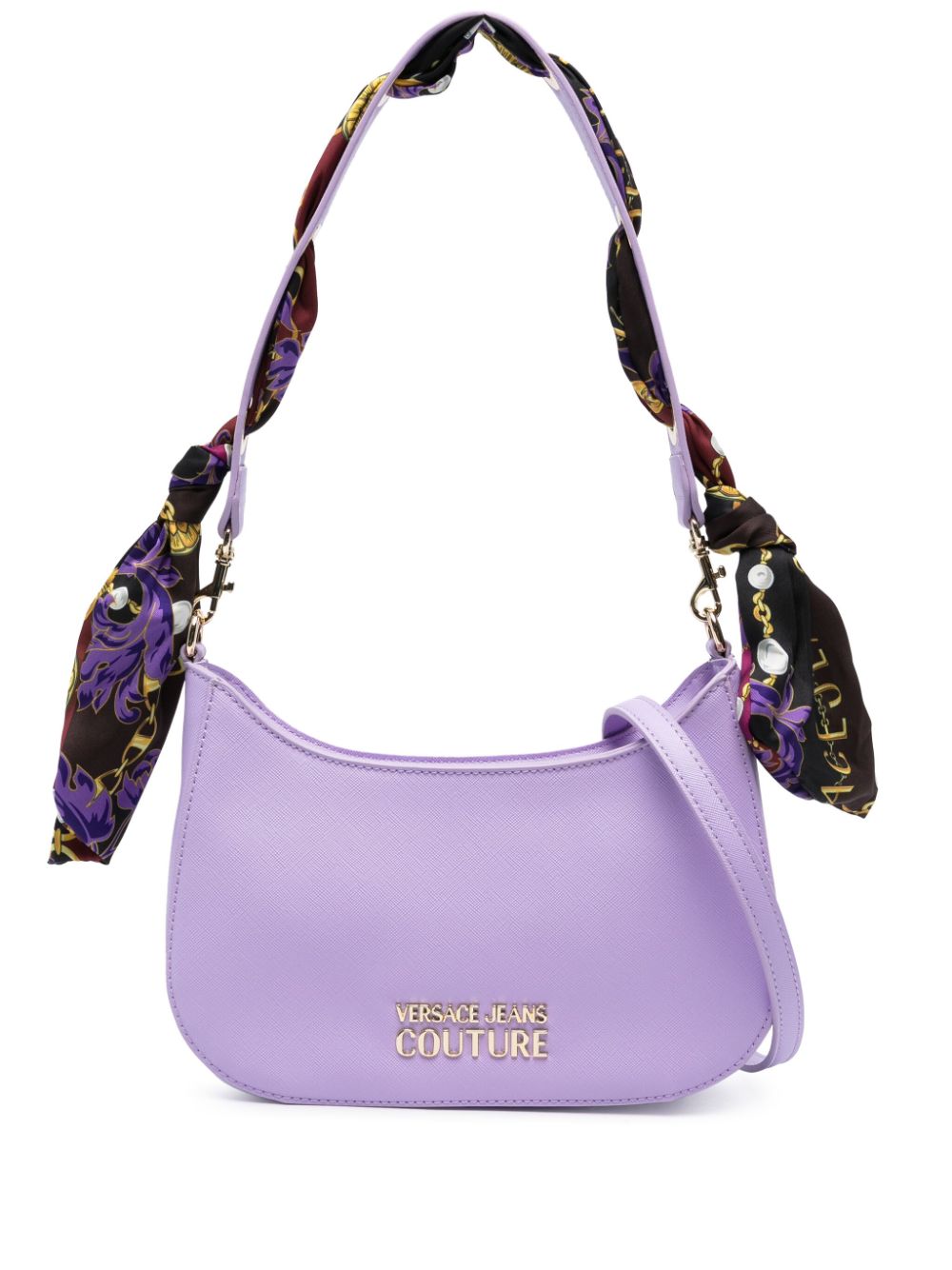Versace Jeans Couture Thelma Scarf-wrapped Shoulder Bag In Purple