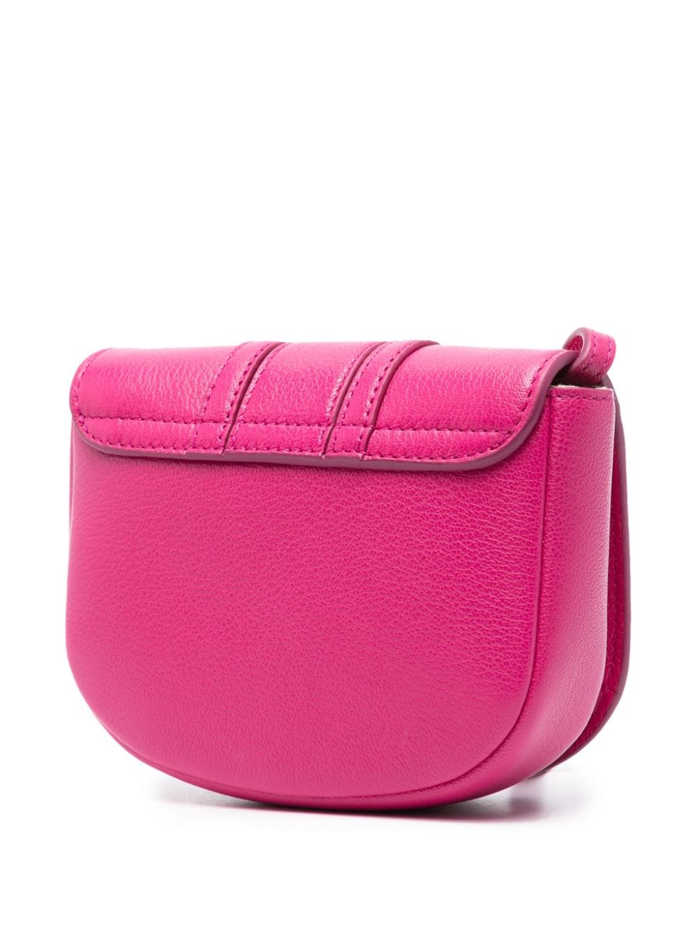 Shop See By Chloé Mini Hana Leather Shoulder Bag In Pink