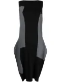 Issey Miyake Rectilinear Ap midi dress - Black