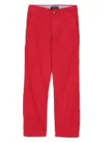 POLO RALPH LAUREN KIDS corduroy straight-leg trousers - Red