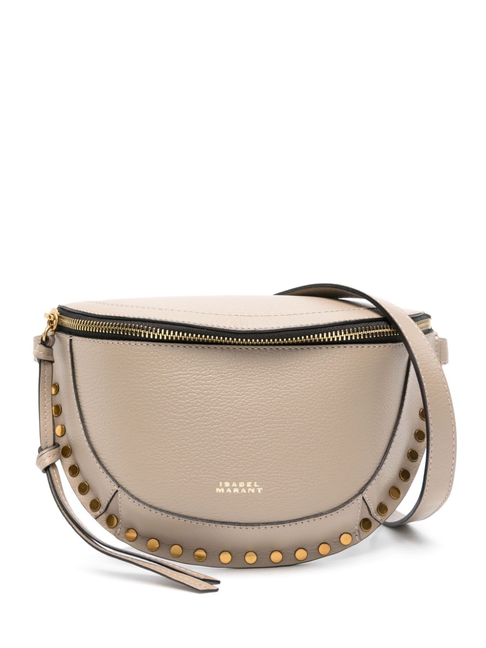 ISABEL MARANT Skano stud-embellished shoulder bag - Toni neutri