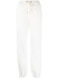 Moncler tapered corduroy track pants - White