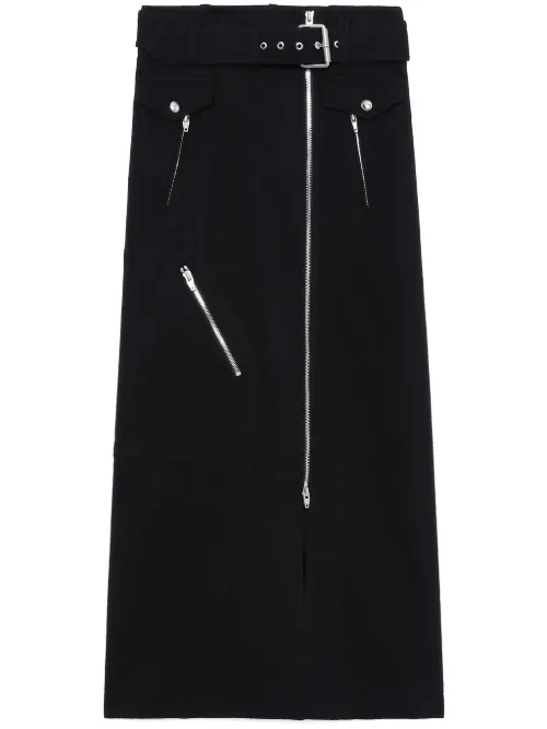 Jupe droite à taille ceinturée - Juun.J - Modalova