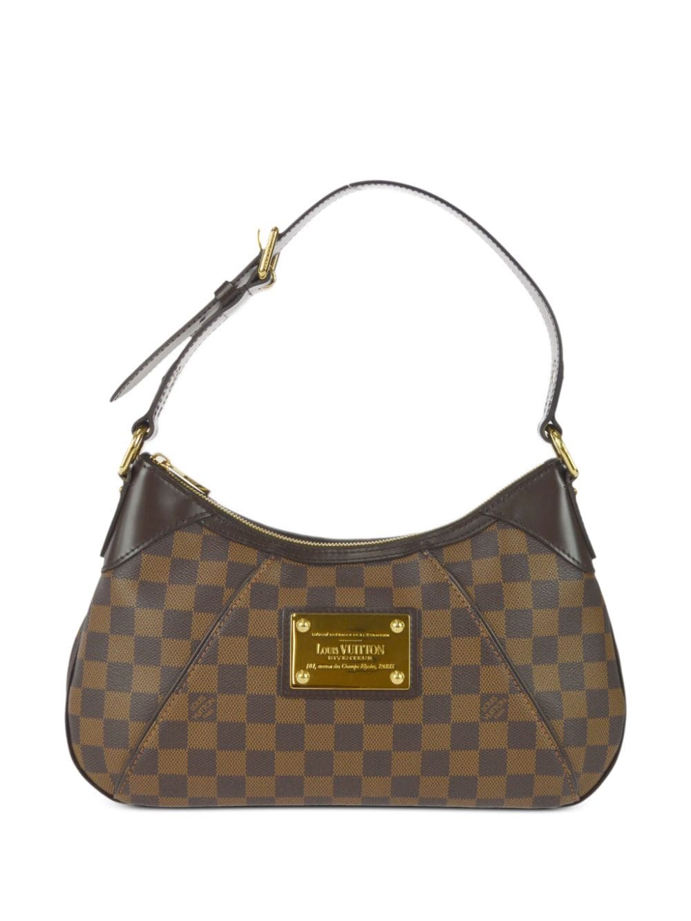 Pre-owned Louis Vuitton  Thames Pm Shoulder Bag In Brown