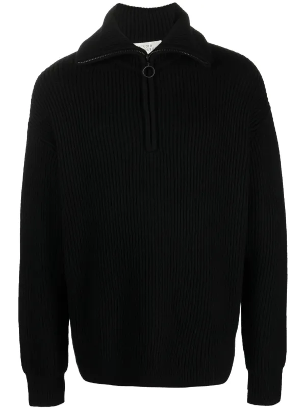 Black best sale zip jumper