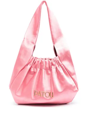 Patou Le Biscuit サテンショルダーバッグ | ホワイト | FARFETCH JP