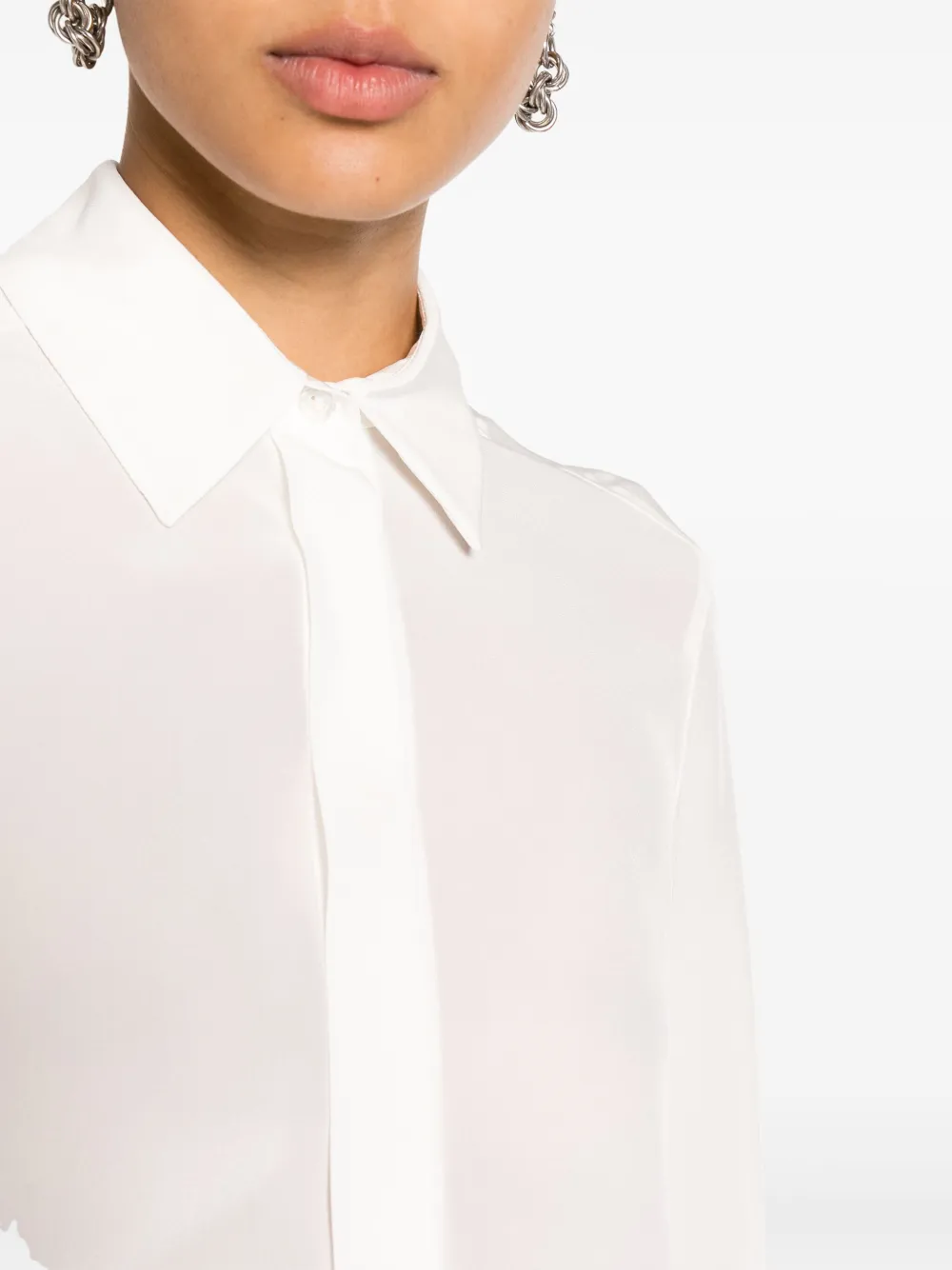Sportmax Zijden blouse Wit