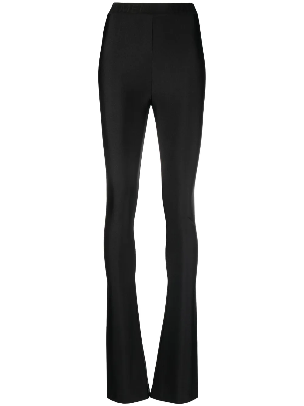Amen Broek met elastische taille Zwart