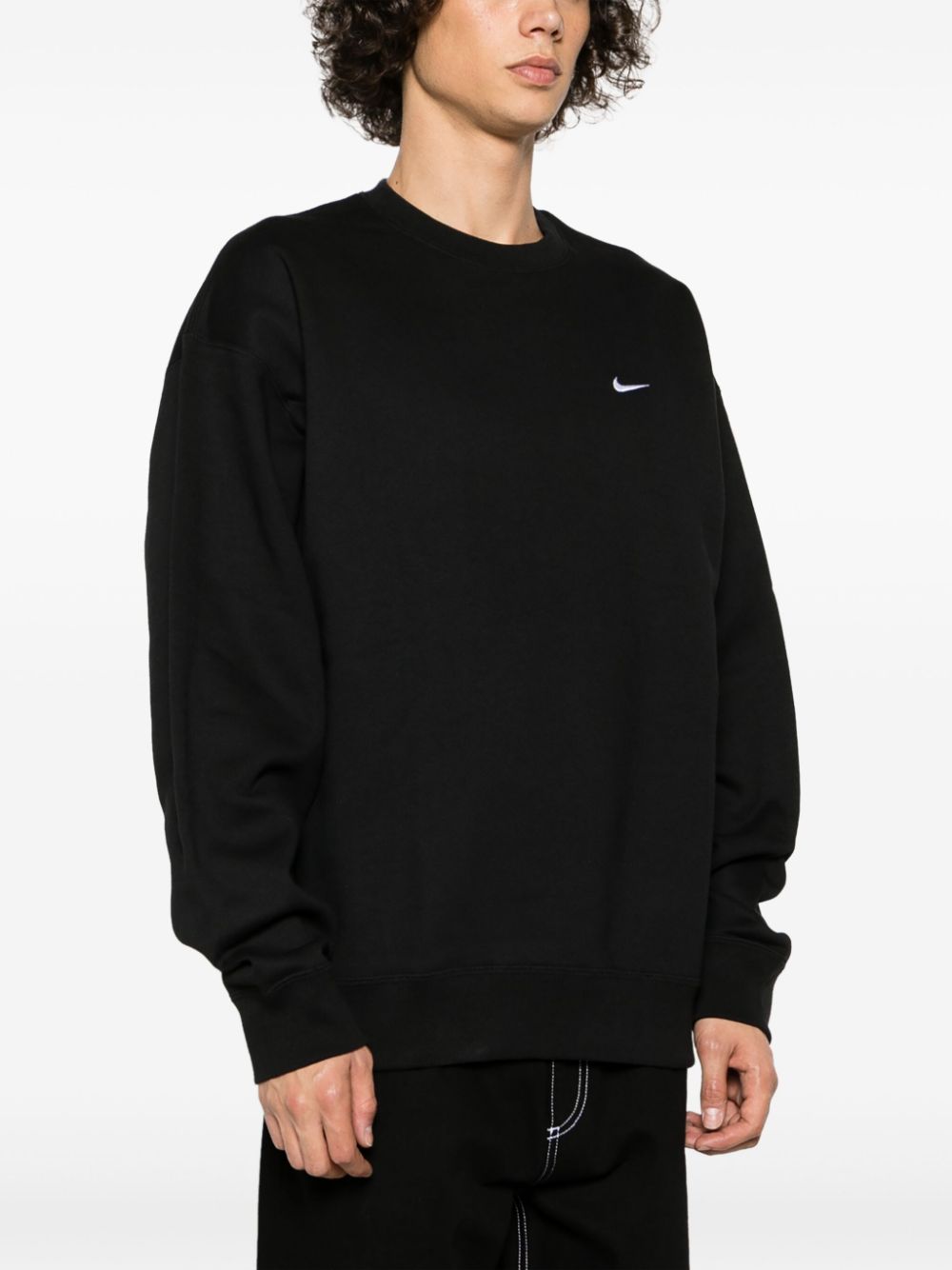 Nike Sweater met ronde hals Zwart