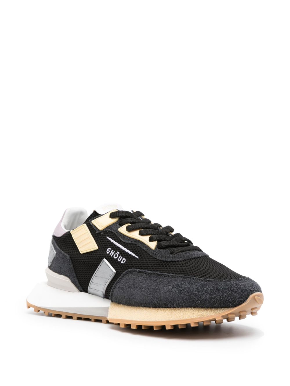 GHŌUD Rush low-top panelled sneakers - Zwart