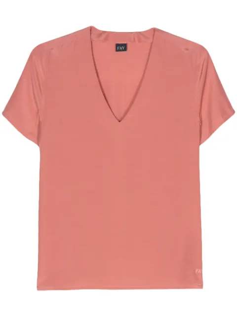 Fay blusa con cuello en V