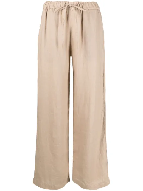 Fay mid-rise wide-leg trousers