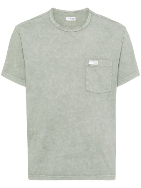 Fay logo-appliqué cotton T-shirt