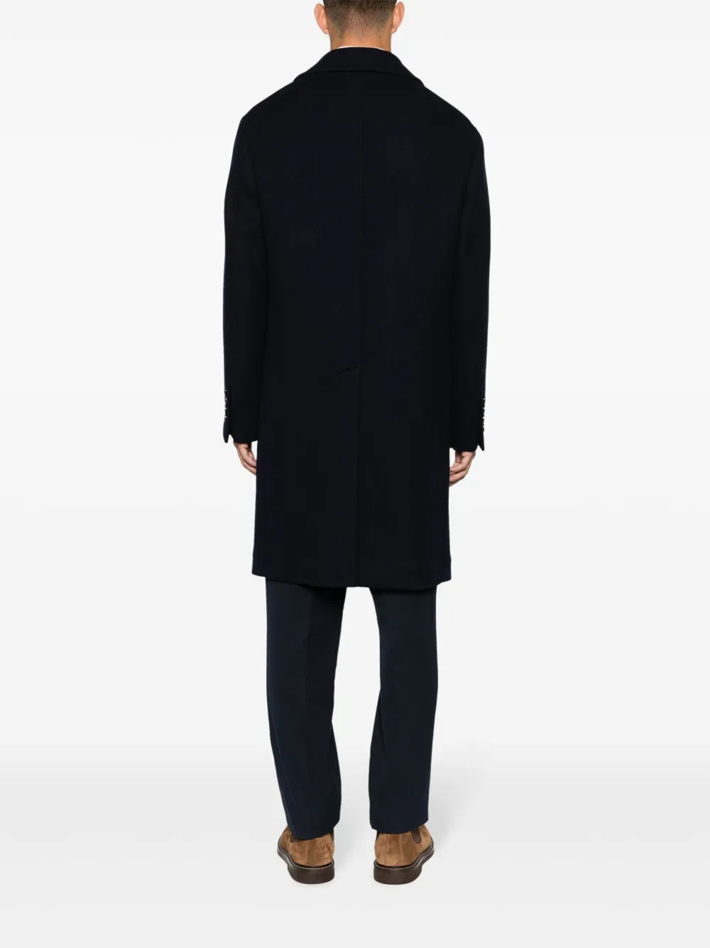 Brunello Cucinelli Jas met dubbele rij knopen Blauw