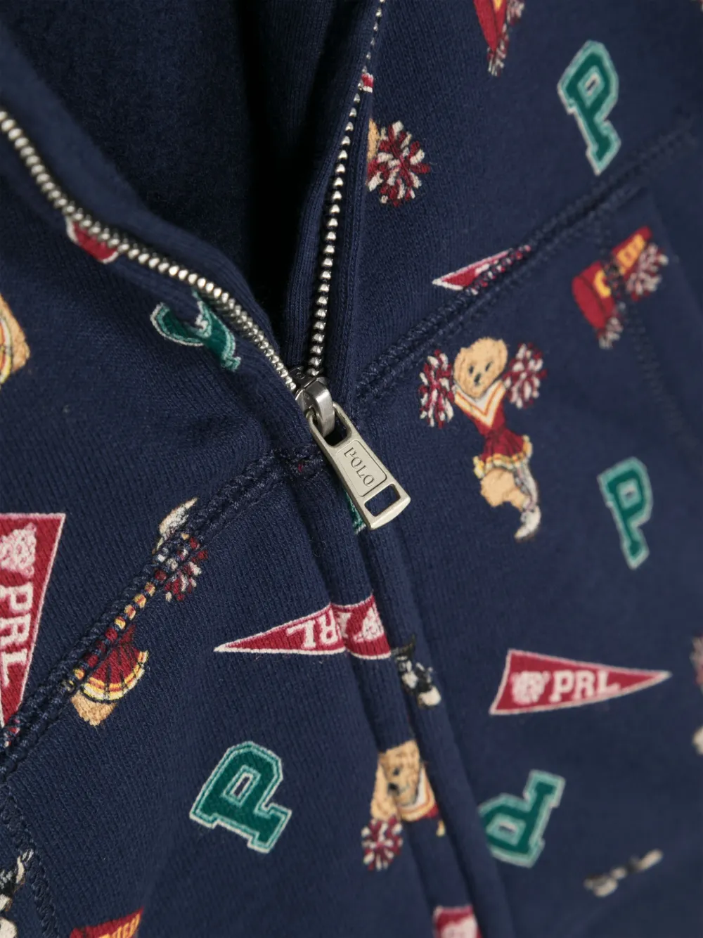 POLO RALPH LAUREN KIDS Hoodie met rits Blauw