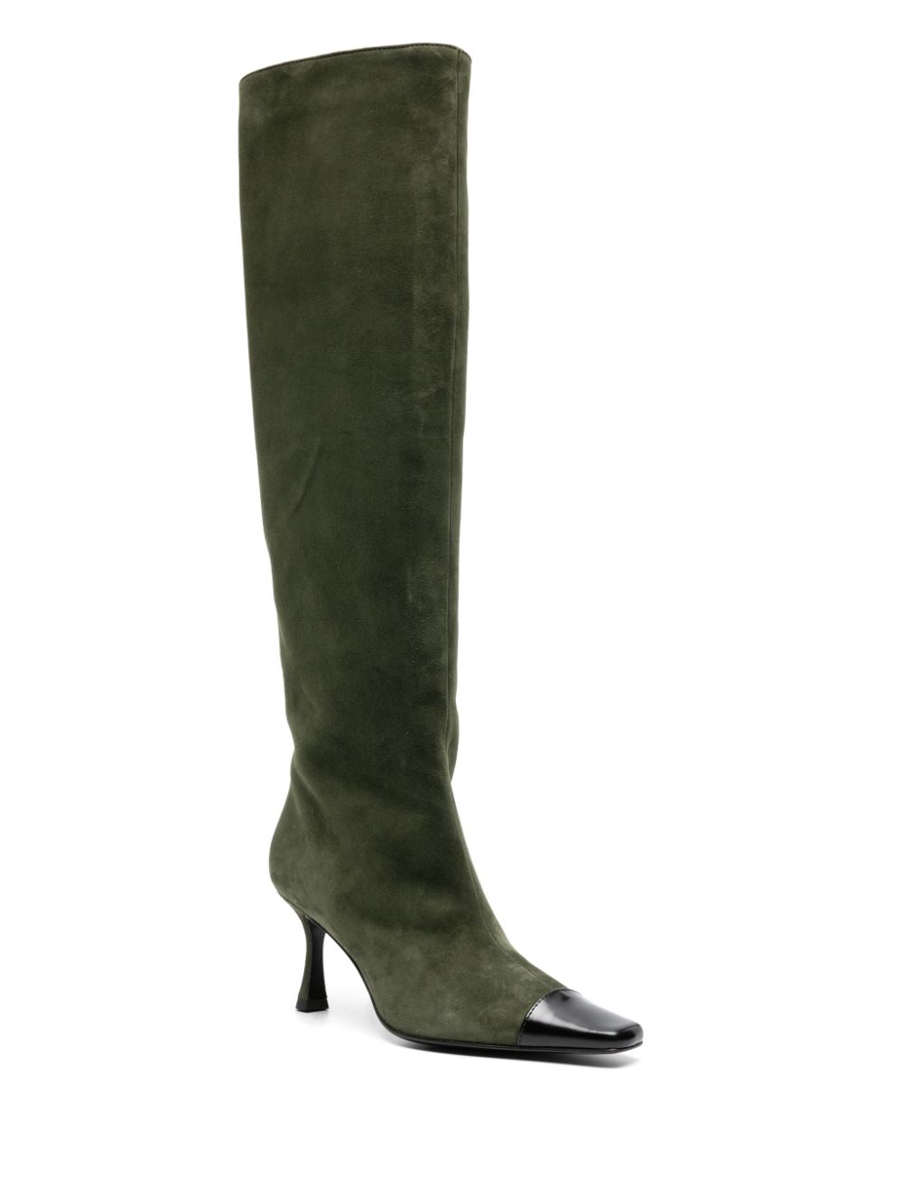 Roberto Festa Dixie 80mm suede knee-high boots - Groen