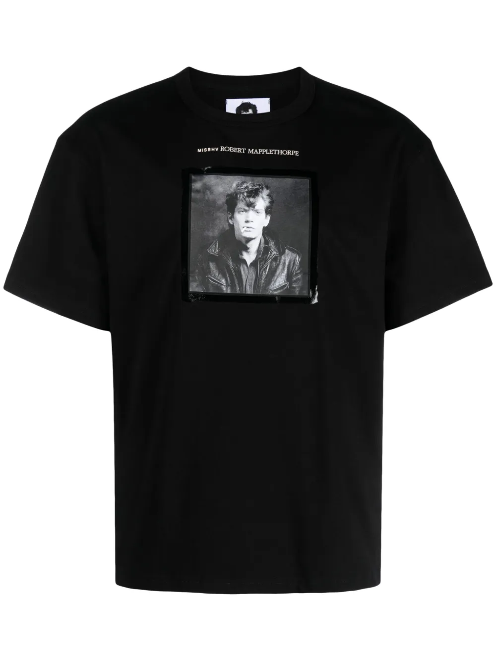 Misbhv X Robert Mapplethorpe Photograph-print T-shirt In Black