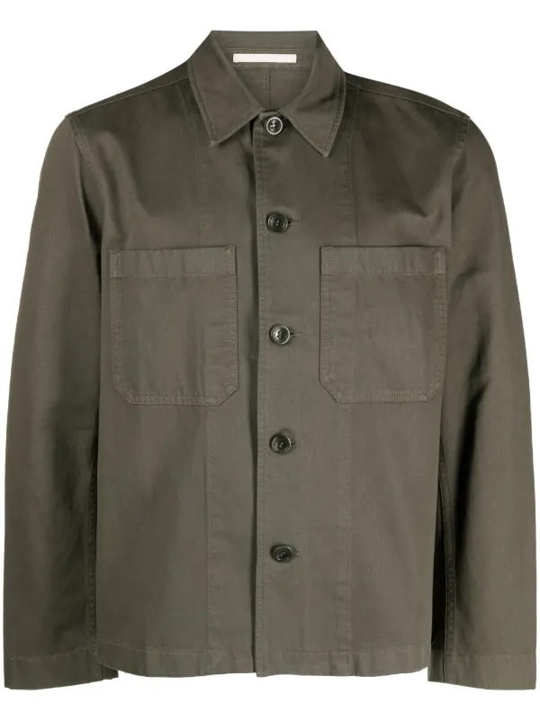 Norse Projects long sleeved Organic Cotton Shirt Jacket Farfetch