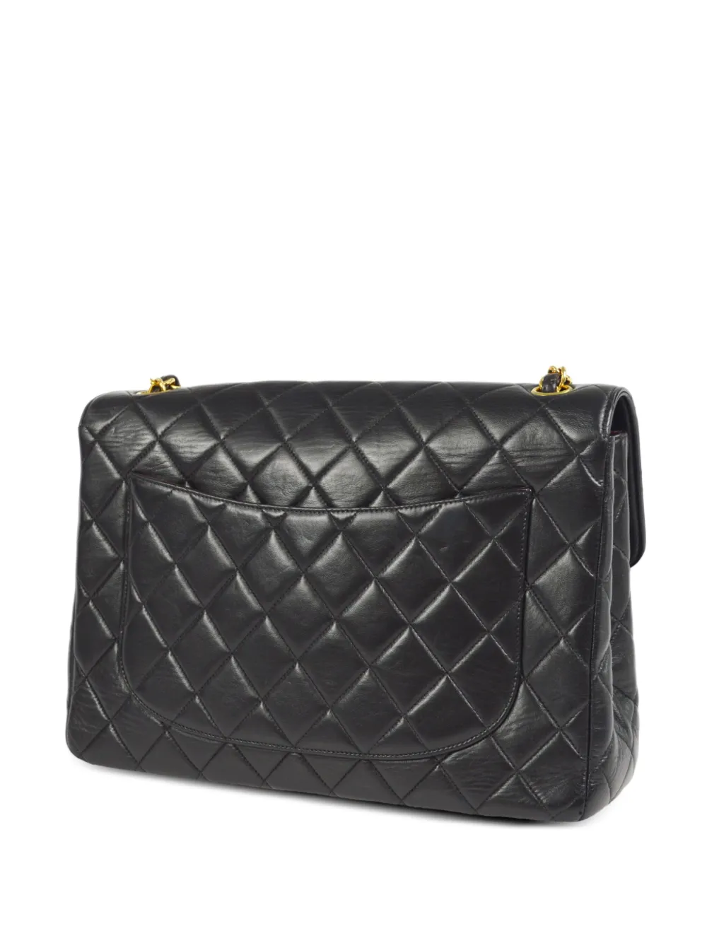 CHANEL Pre-Owned 1997 Jumbo Classic Flap schoudertas - Zwart