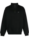 Nike Swoosh-logo high-neck sweatshirt - Black