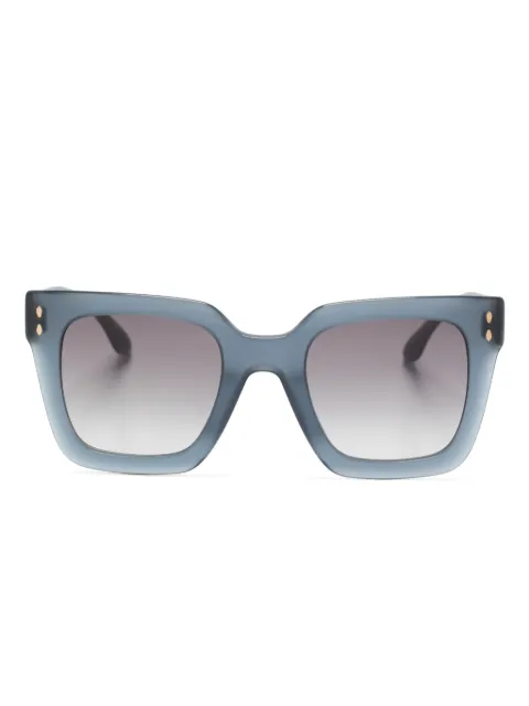Isabel Marant Eyewear  logo-plaque square-frame sunglasses