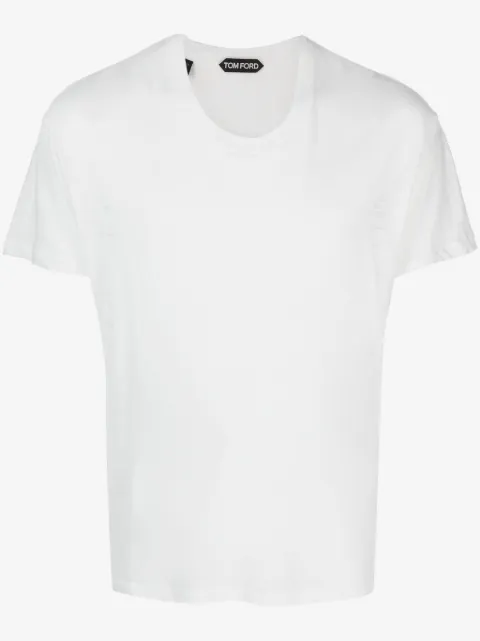 TOM FORD crew-neck cotton-blend T-shirt