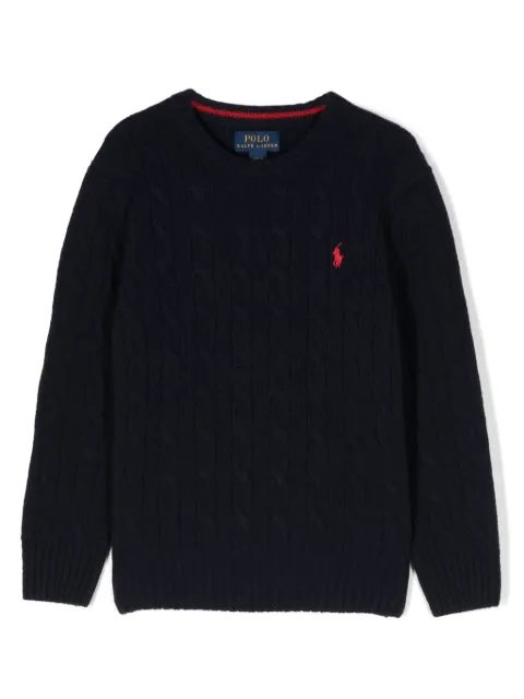 POLO RALPH LAUREN KIDS pull Polo Pony en maille