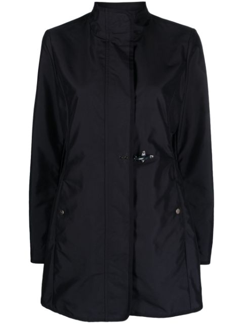 Fay engraved-logo water-repellent coat
