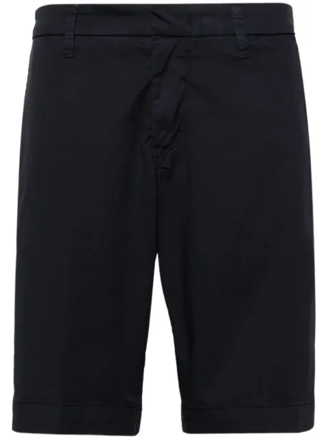 Fay mid-rise cotton straight-leg chino shorts