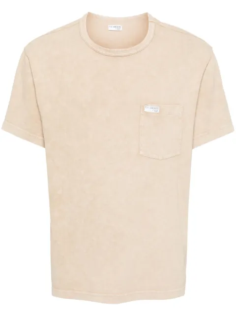 Fay logo-appliqué cotton T-shirt