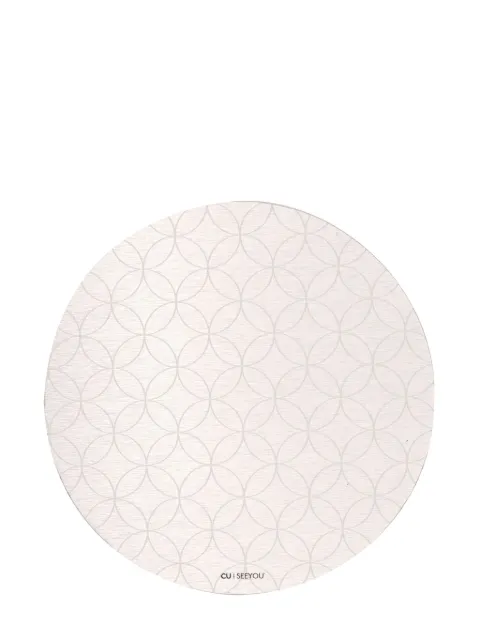 CU I SEEYOU geometric-pattern print placemats (set of three)