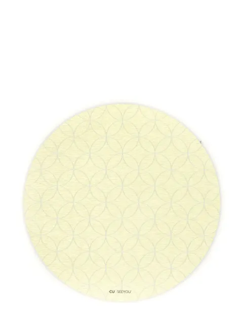 CU I SEEYOU geometric-pattern print placemats (set of three)
