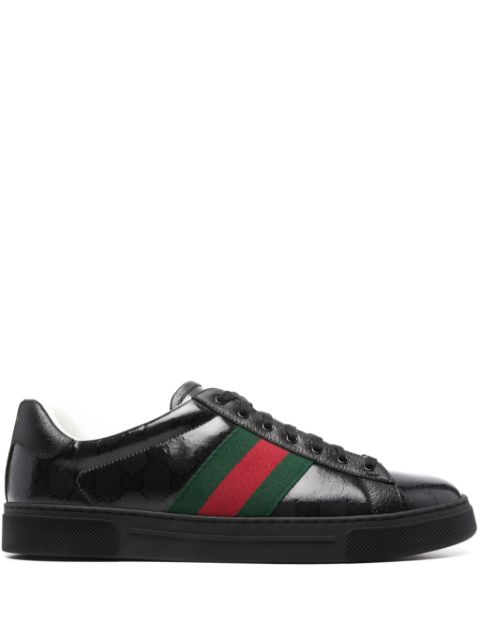 Gucci Ace GG Crystal-canvas sneakers