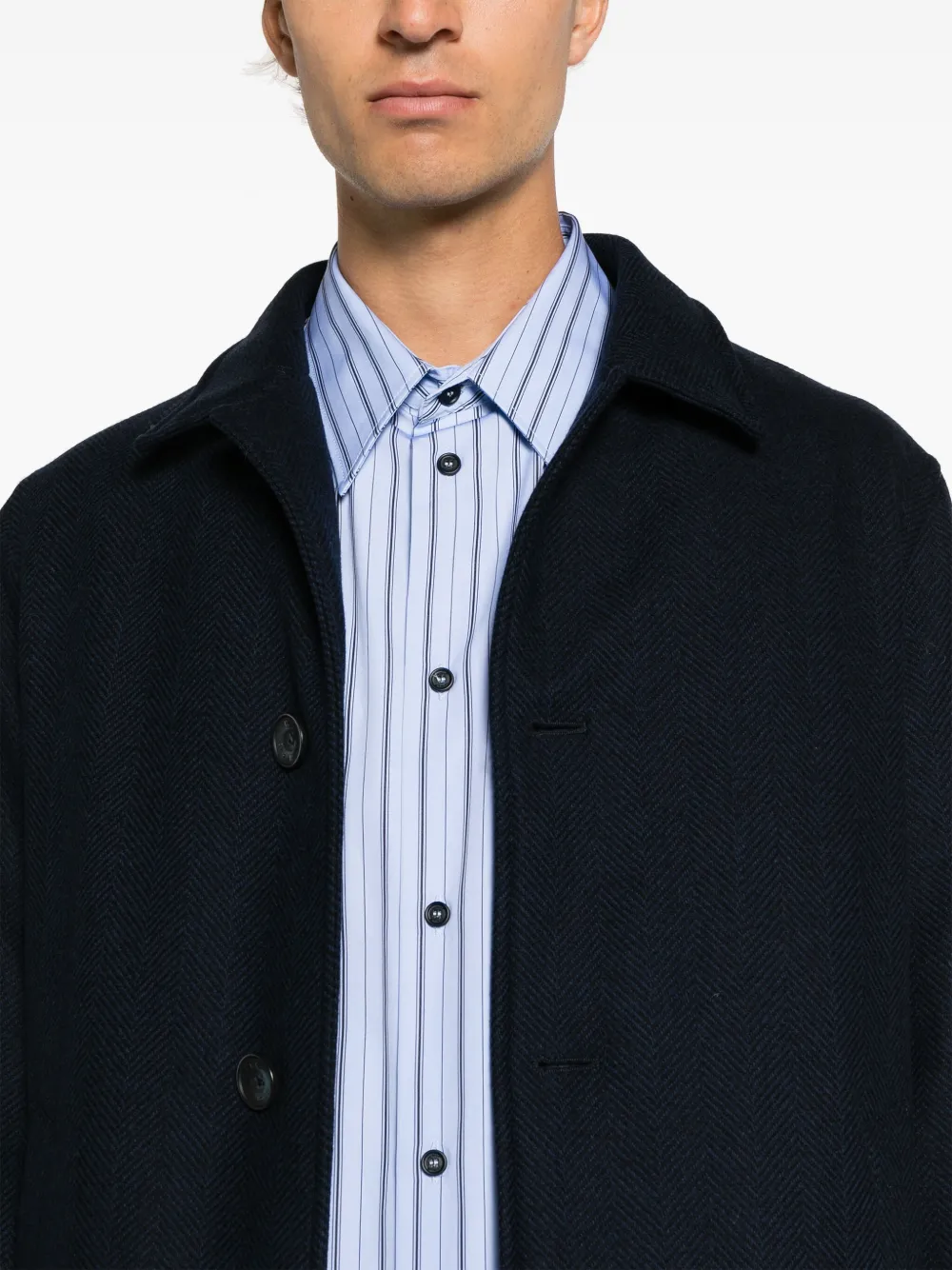 Herno Cappotto monopetto a strati | Image 6