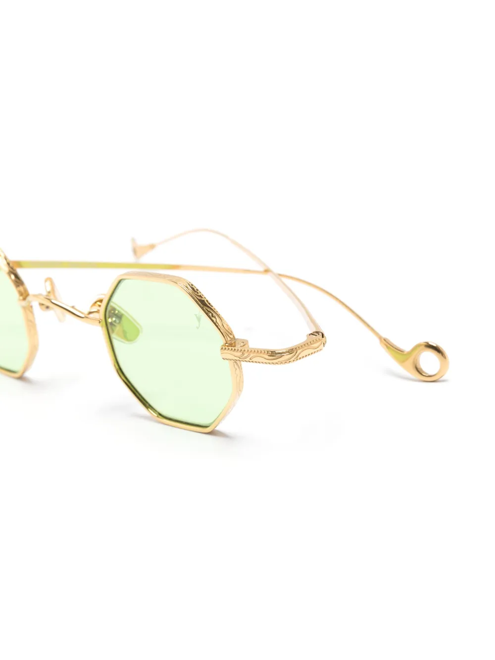 Eyepetizer Zonnebril met geometrisch montuur Goud