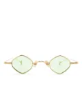 Eyepetizer Juliette oval-frame sunglasses - Gold