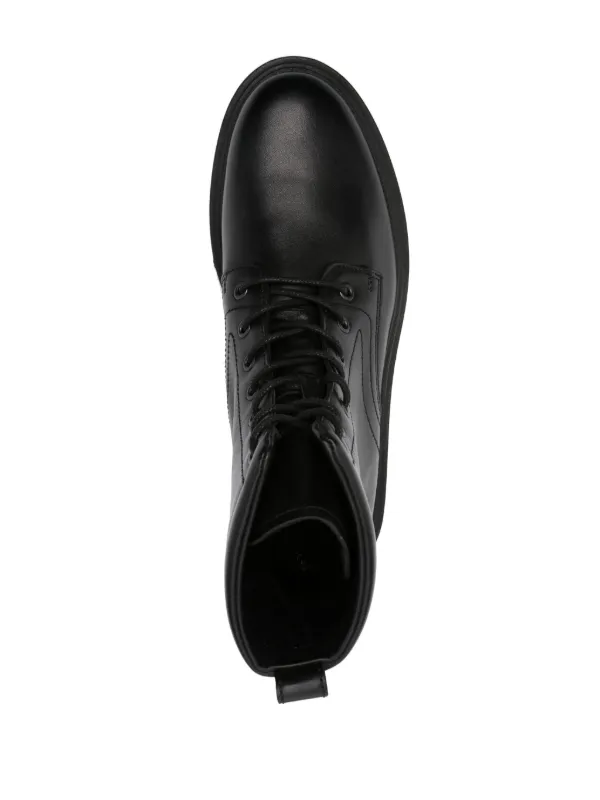 Tommy hilfiger dressy leather lace up 2025 boot