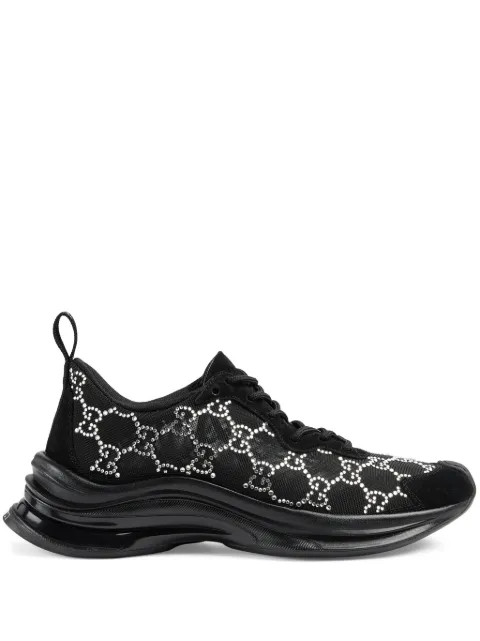 Gucci Gucci Run crystal-GG sneakers