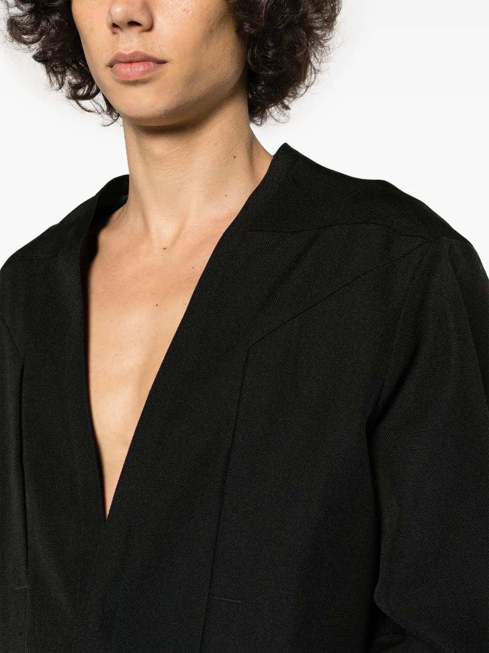 Rick Owens zip Larry shirt FW22-