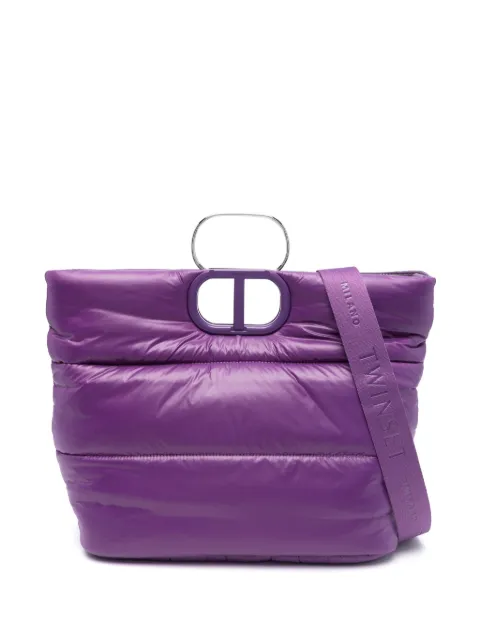 TWINSET Lila Ski quilted tote bag