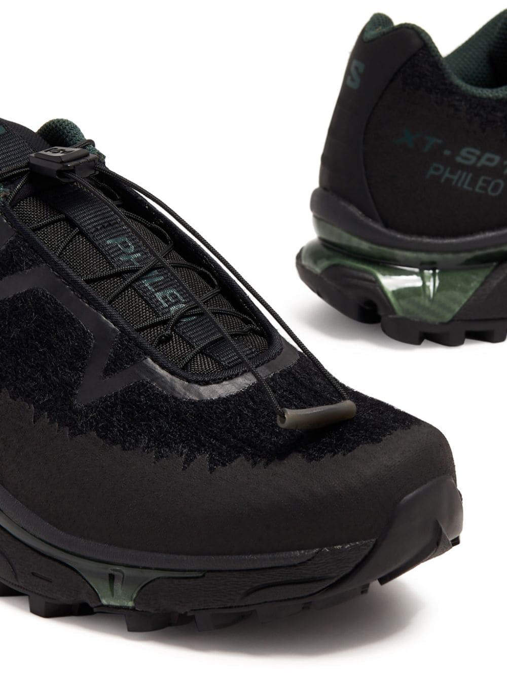 Shop Phileo X Salomon Xt-sp1 Sneakers In Black