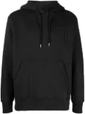 Norse Projects Arne logo-embroidered organic cotton hoodie - Black