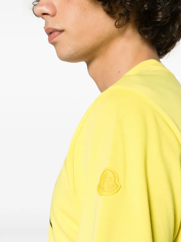Moncler t shirt shop yellow