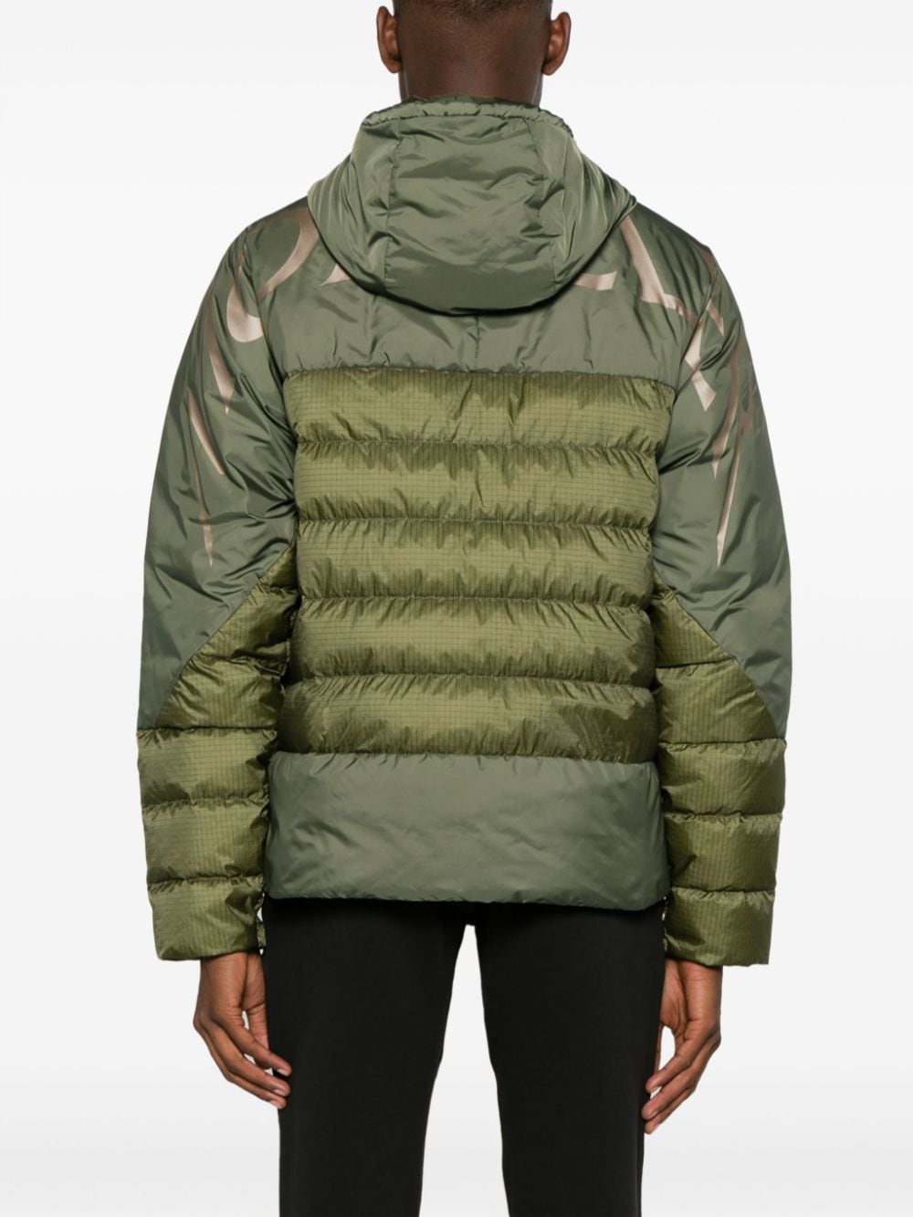Shop Moncler Gloas Quilted Puffer Jacket In Green